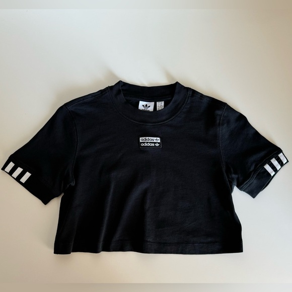 NWOT adidas Cropped Tee - Picture 6 of 13